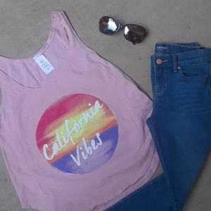 Nwot Cali vibes tank top